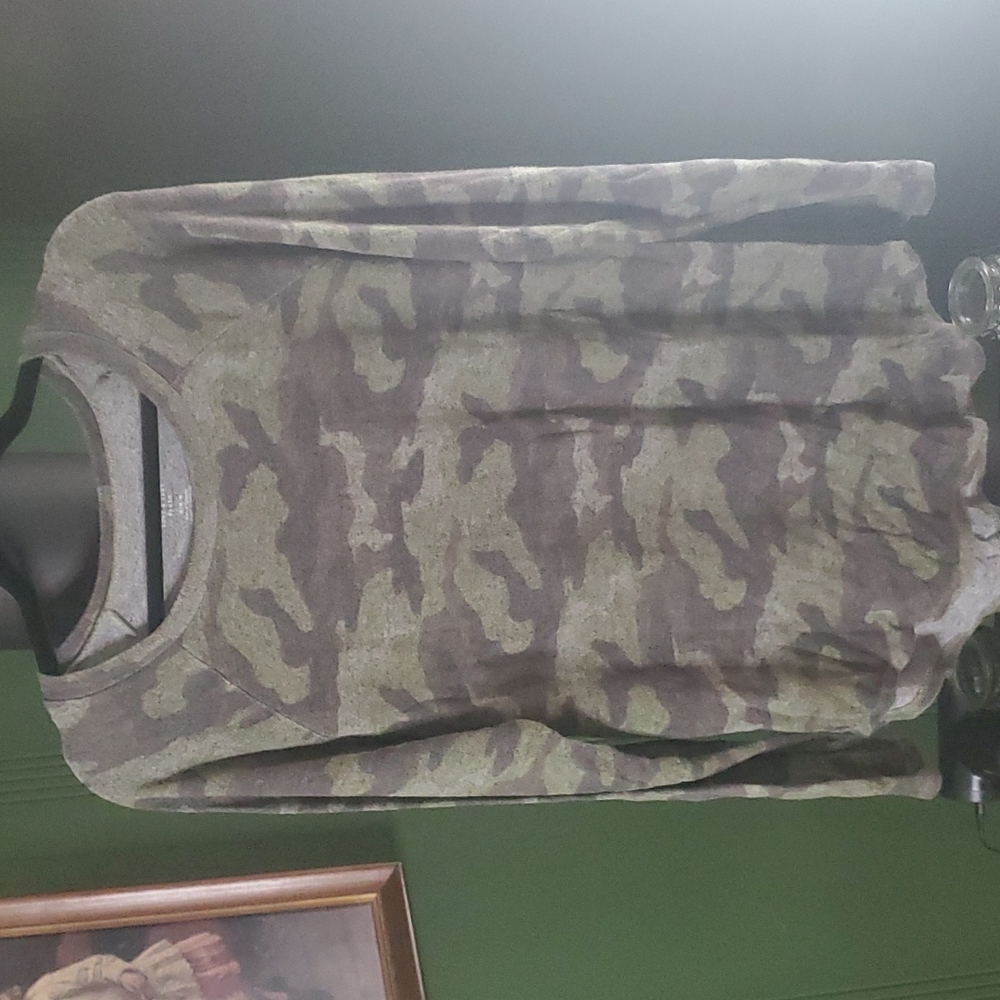 American Eagle Camouflage Soft Sweater